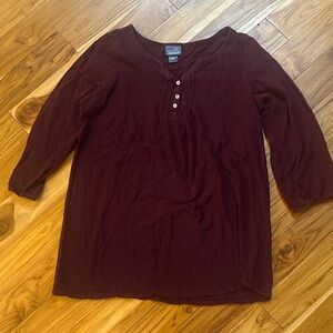 Motherhood Deep Red Top